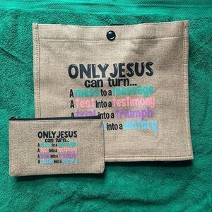 Only Jesus can… Tote Bag **BRAND NEW AND NOT USED**